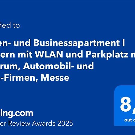 Ferien- Und Businessapartment I Modern Mit Wlan Und Parkplatz Nahe Zentrum, Automobil- Und Tech-Firmen, Messe Renningen Zewnętrze zdjęcie